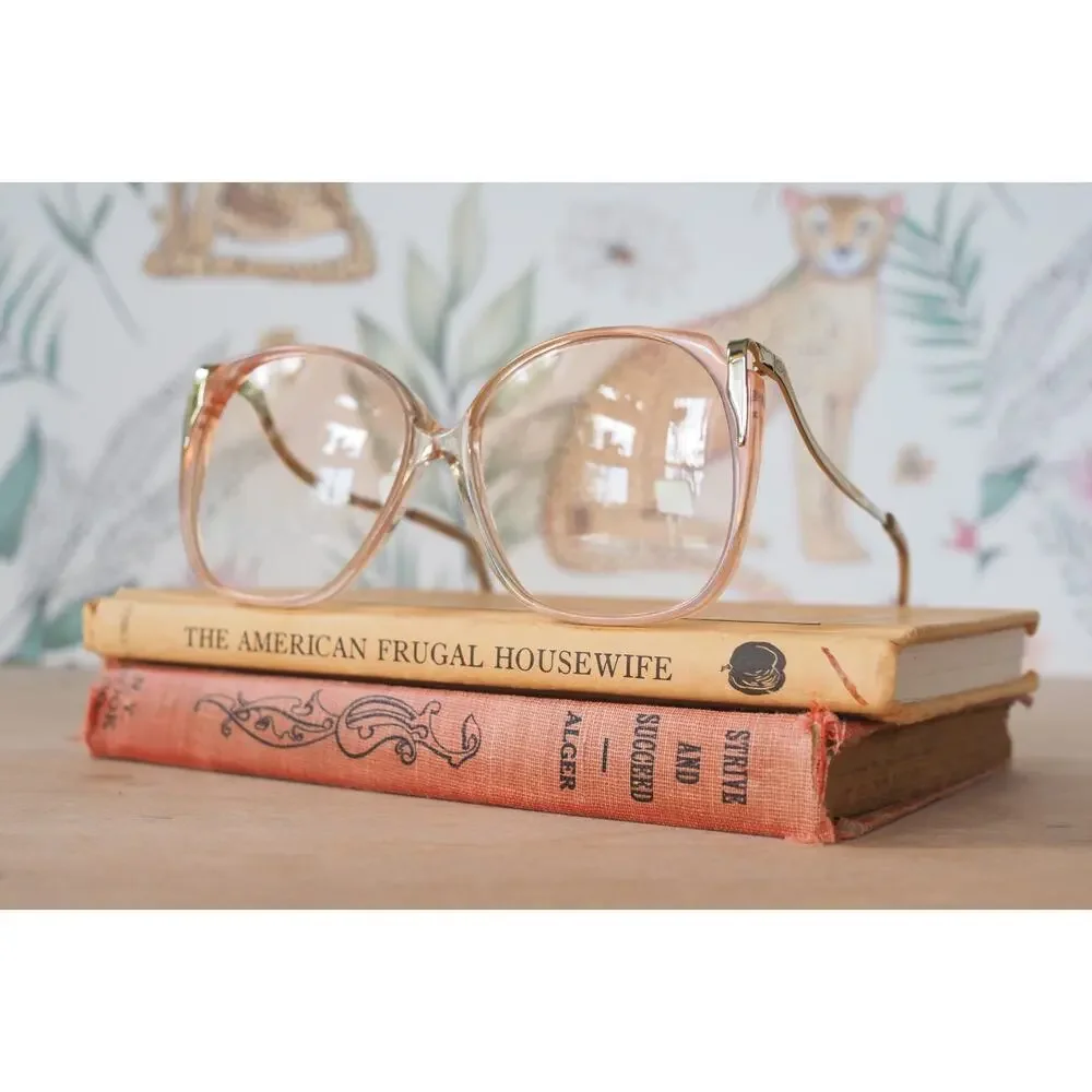 Vintage Geoffrey Beene 1970s Sunglasses JACKIE Disco Retro France Grandma Chic